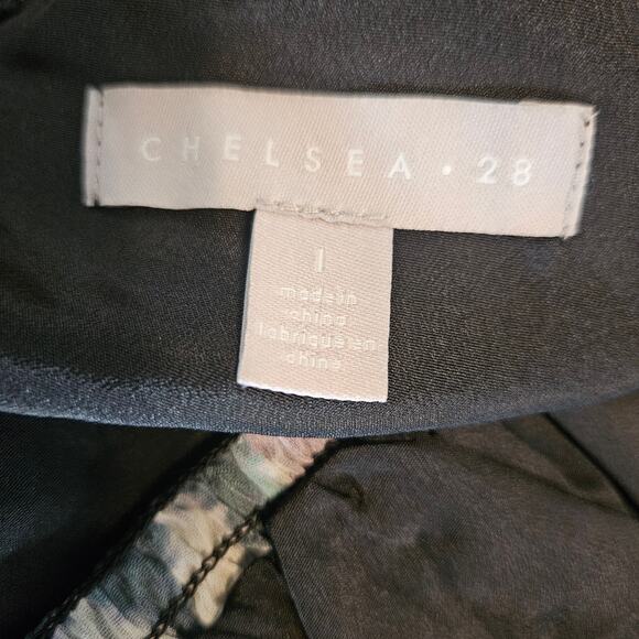 NWOT Chelsea 28 Halter Mini dress in Green Purple Blurry Ikat - Picture 11 of 13